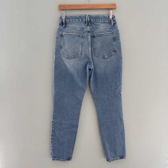 Good American Good‎ Classic Distressed Hi-Rise Jeans - Picture 9 of 12